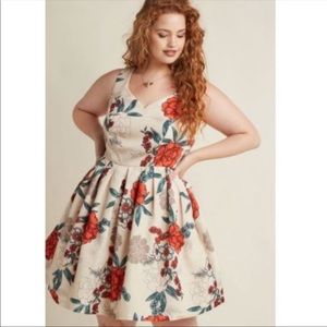 ModCloth Elegant Excellence Floral Dress - 3X